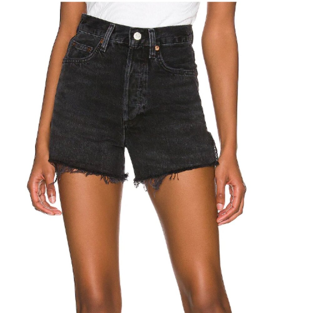 Agolde Dee High-Rise Denim Shorts